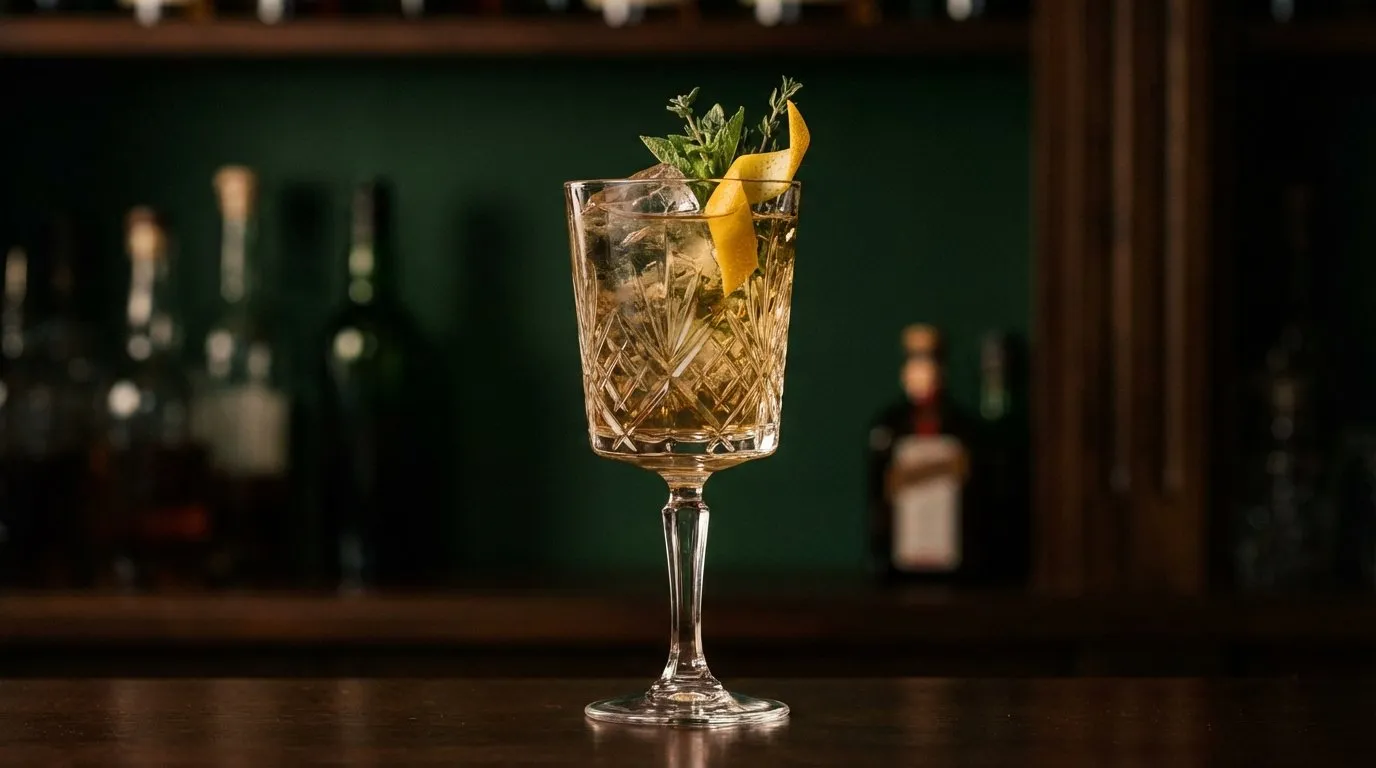 Signature cocktail at Stillroom Madrid