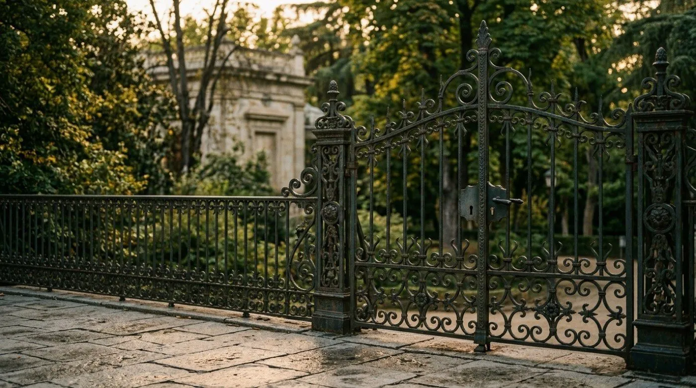 Extremo sur del Paseo del Prado junto al Real Jardín Botánico, Madrid