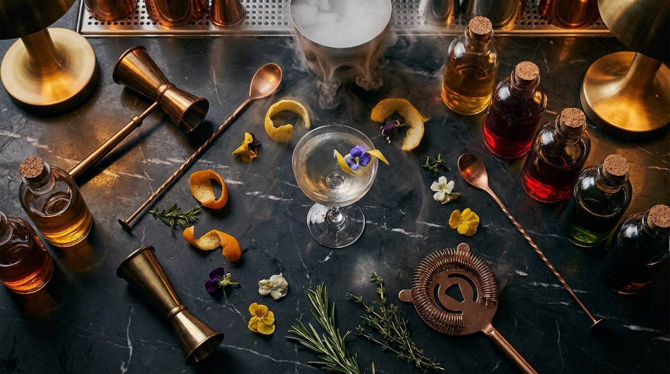 Glosario de Coctelería Stillroom: Guía Técnica Completa de Mixología