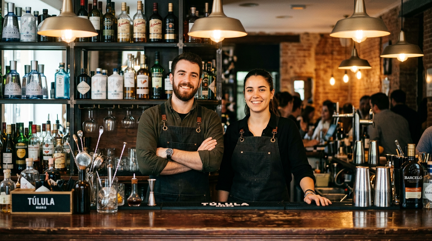 Equipo de bartenders de Stillroom Madrid