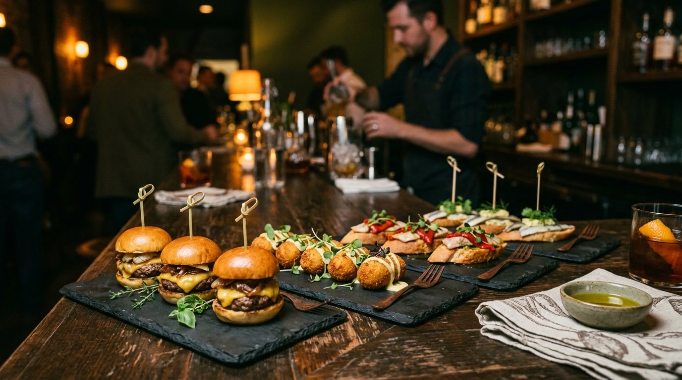 Bocados y tapas gourmet de Stillroom para catering